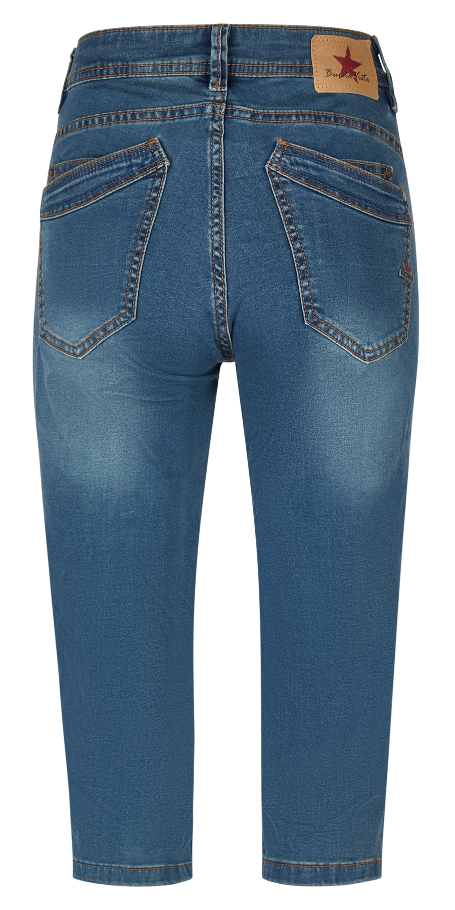 BUENA VISTA MALIBU-ZIP HIGH CAPRI dark stone 2604 B5990 102.4452 - Cozy Denim