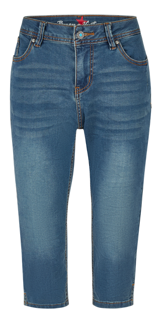 BUENA VISTA MALIBU-ZIP HIGH CAPRI dark stone 2604 B5990 102.4452 - Cozy Denim