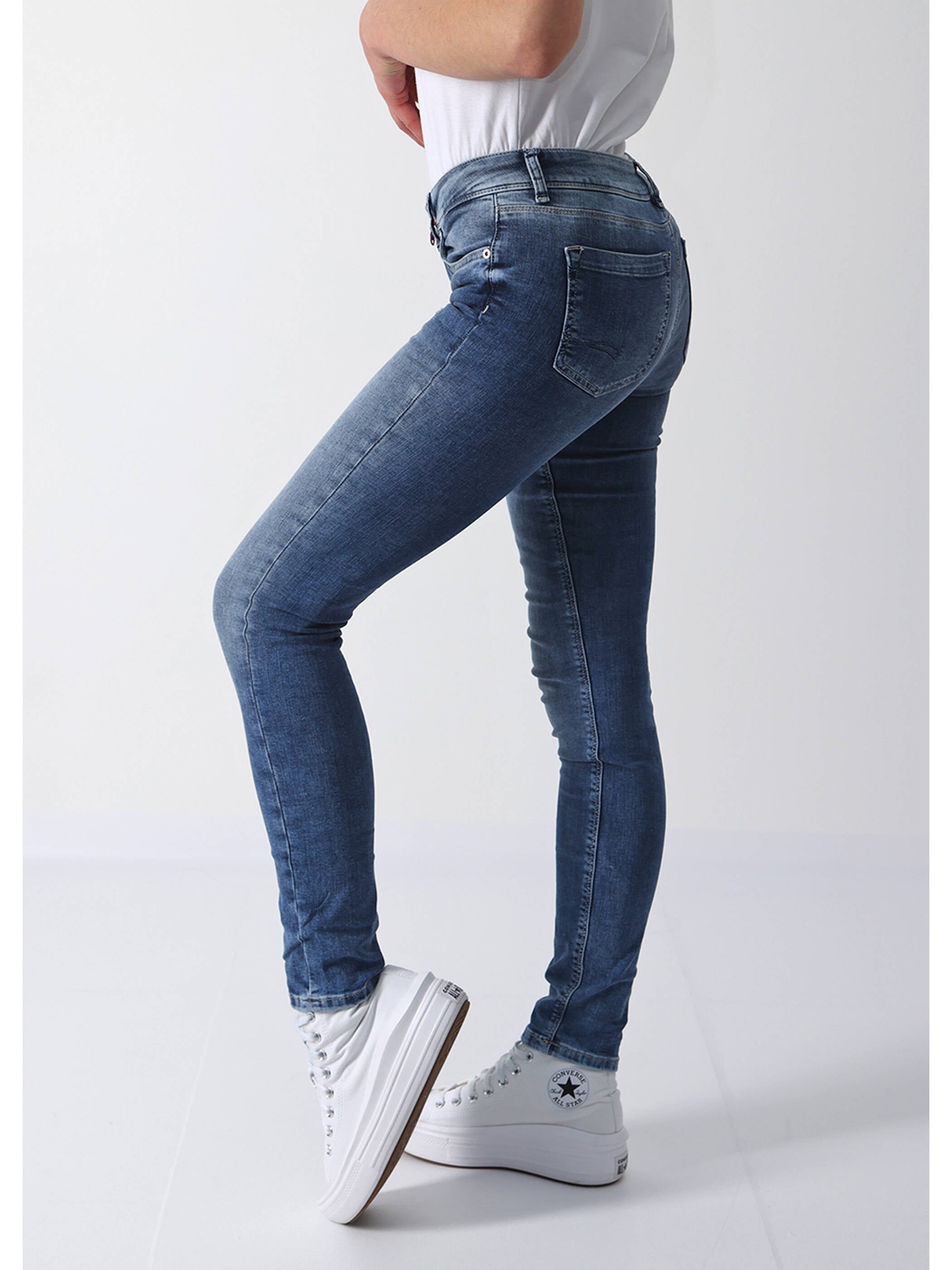 MOD JEANS Monika Slim Jeans - Ocean Drift Blue - SP23-2045.2793 von MOD Jeans
