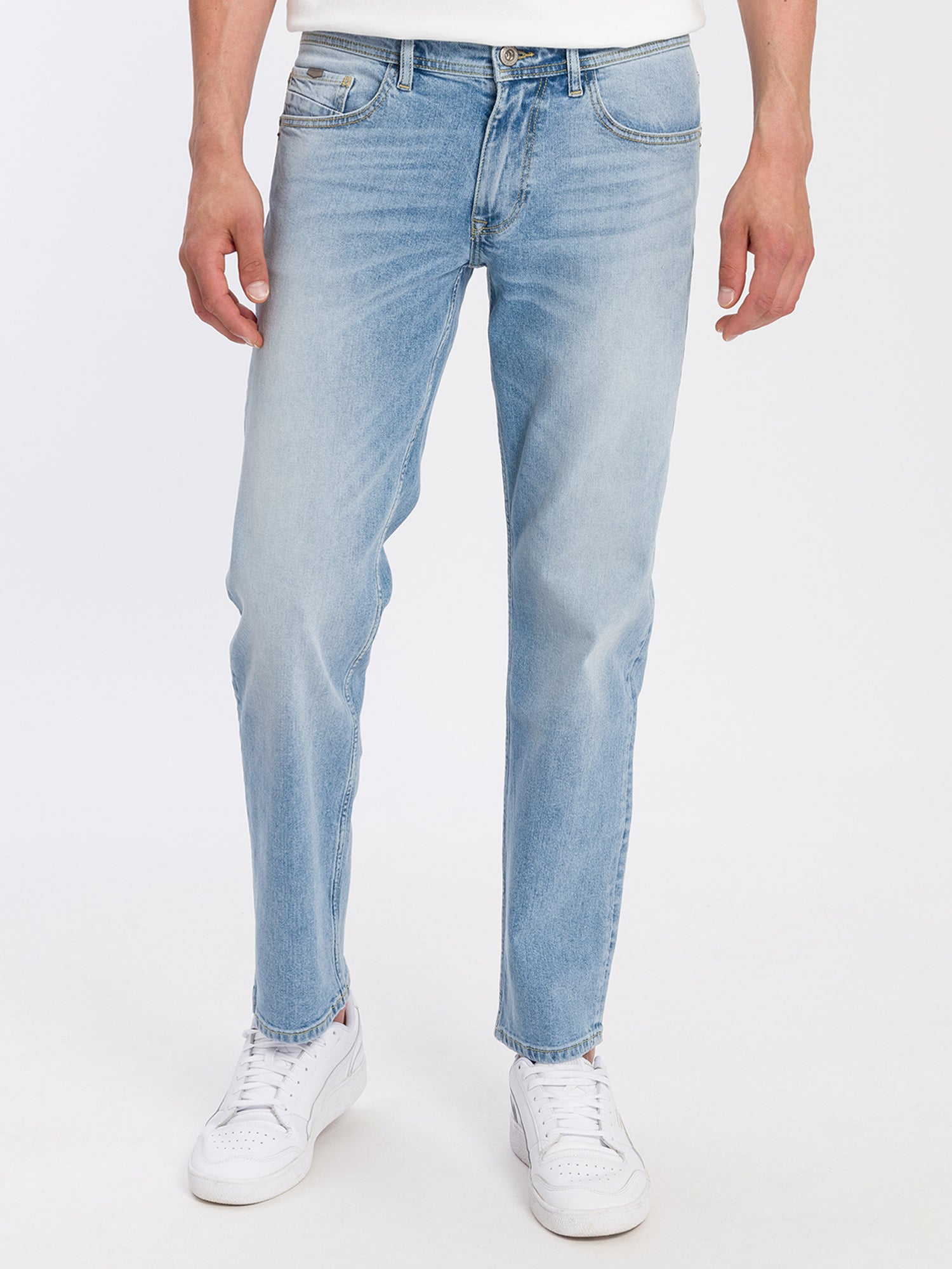CROSS JEANS Antonio Five Pocket - Bleachway Denim - E161-294