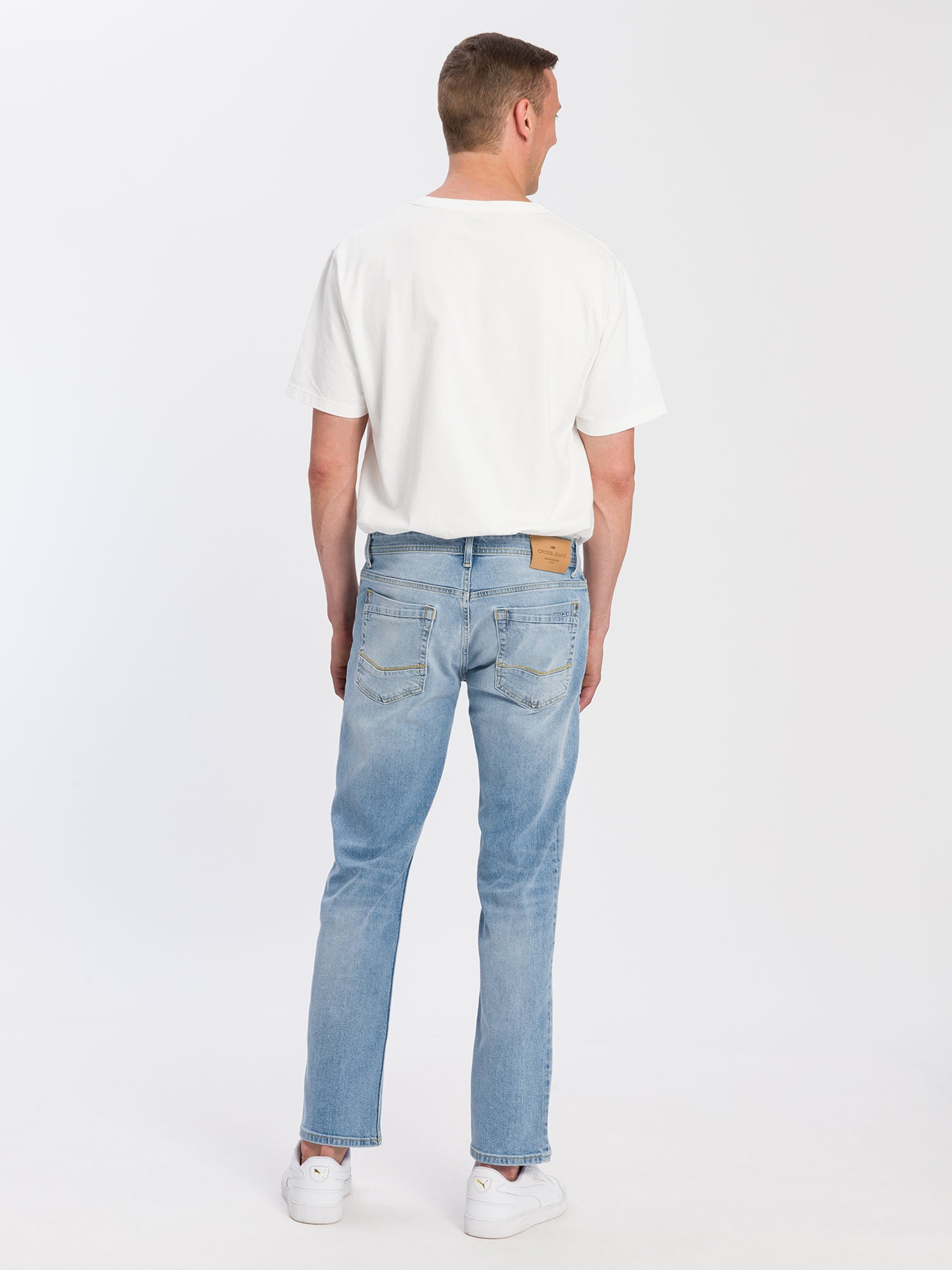 CROSS JEANS Antonio Five Pocket - Bleachway Denim - E161-294 von Cross Jeans