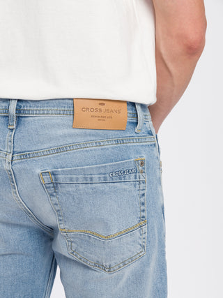 CROSS JEANS Antonio Five Pocket - Bleachway Denim - E161-294