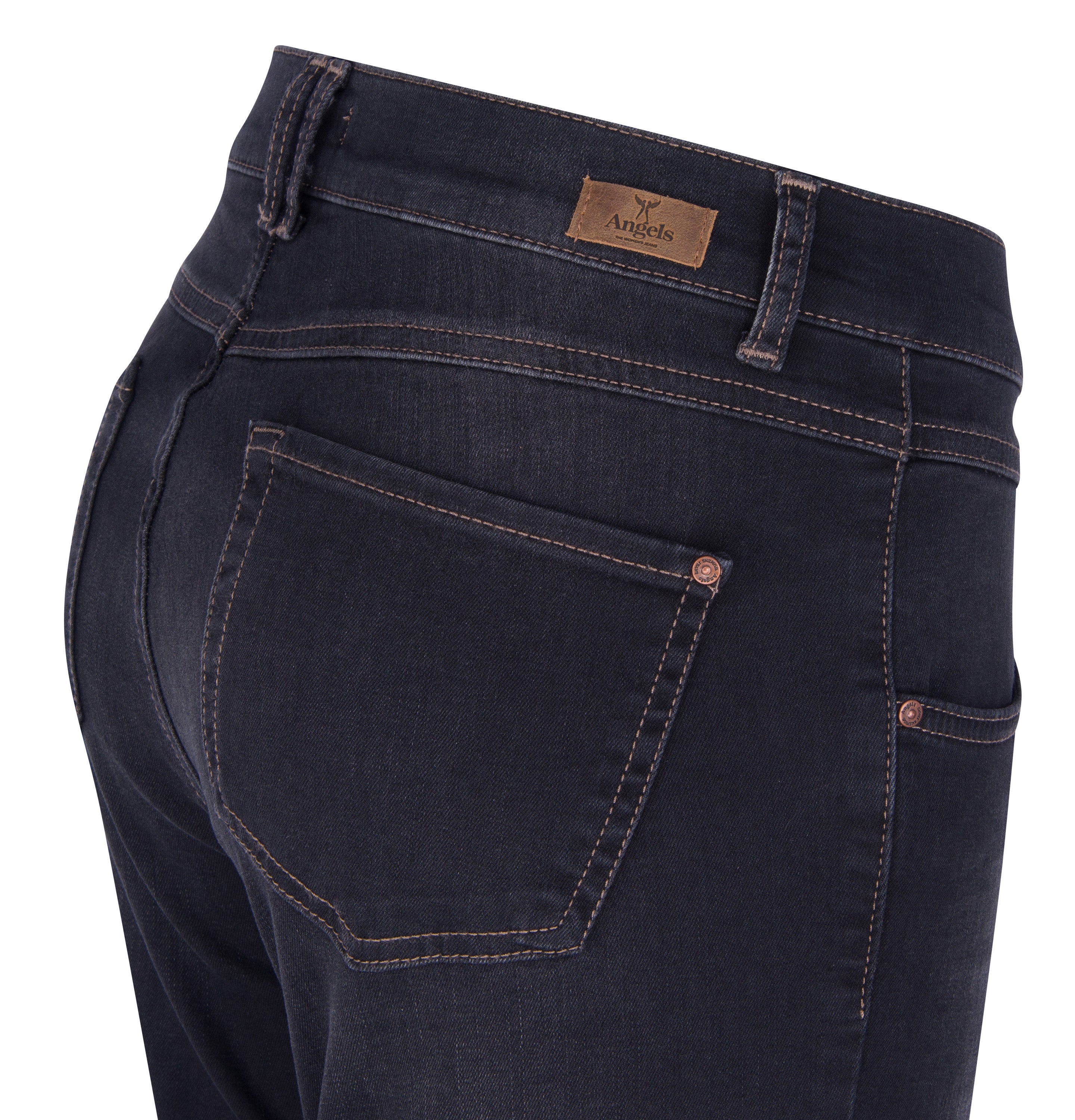 ANGELS JEANS Skinny Button Jeans - Smoky Graphite Wash - 346 1203.1158 von Angels Jeans