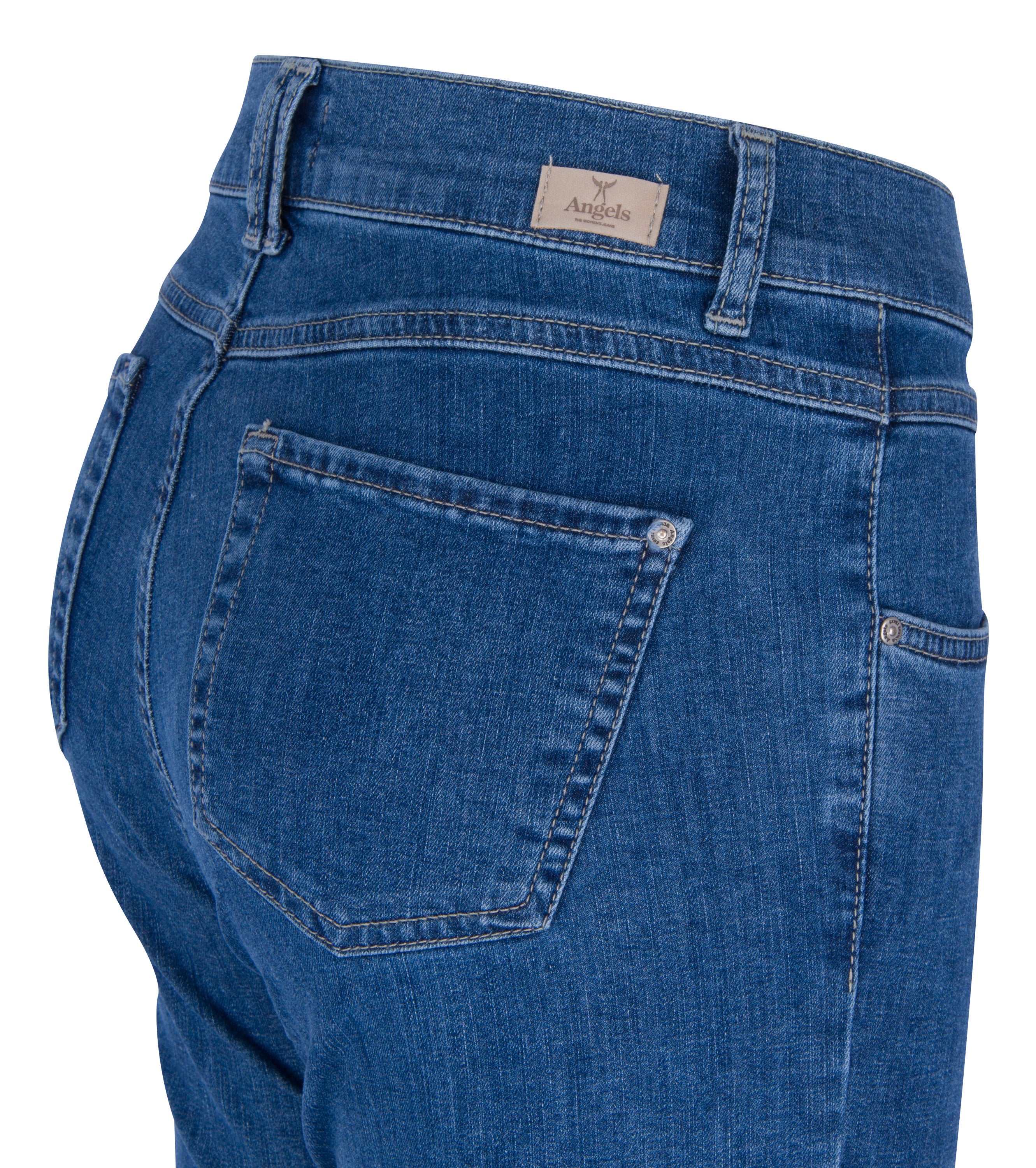 ANGELS JEANS Skinny Button Jeans - Worn Horizon Blue - 346 1203.33 von Angels Jeans