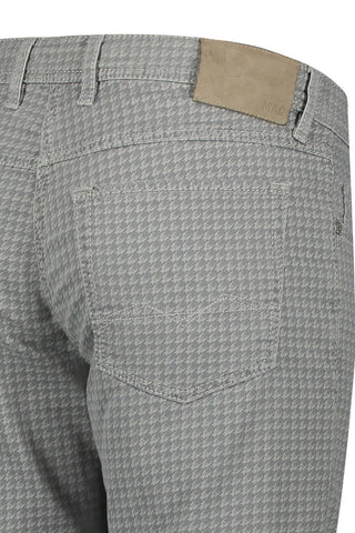MAC JOG'N SHORTS Bermuda - Houndstooth Mist Grey - 0562-00-0716-041B
