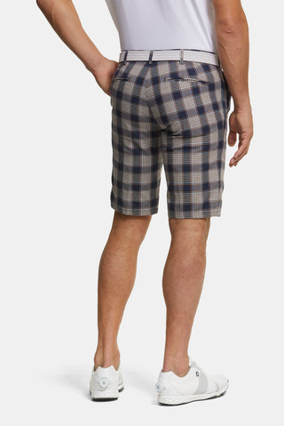 MEYER HOSEN St. Andrews Shorts - Coastal Tartan Navy - 154-1-8072-18