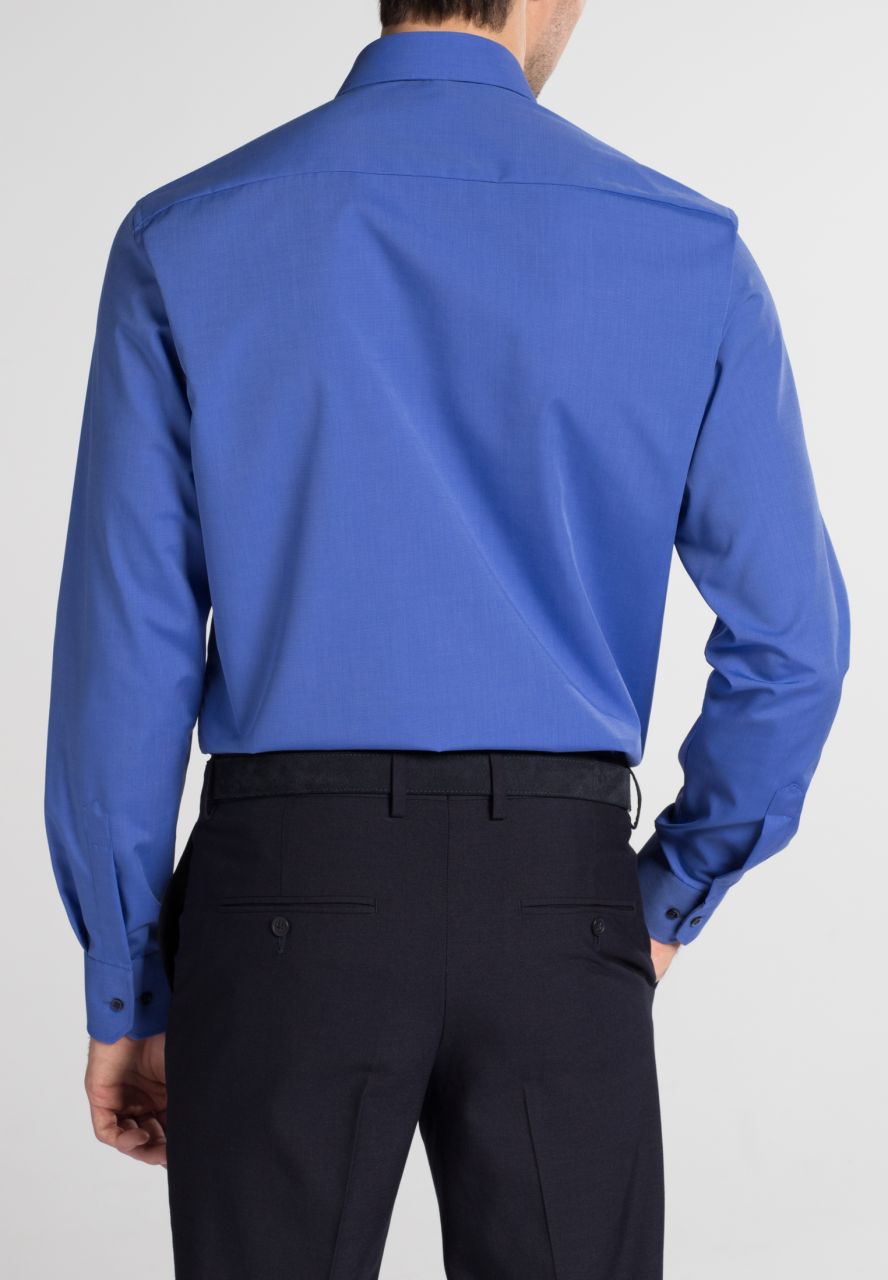 chemise à manches longues eterna comfort fit bleu 3072-16-e18e von Eterna