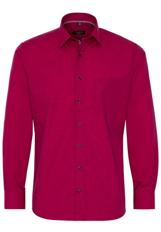 ETERNA MODERN FIT Langarm Hemd - Berry Noir Red - 3072-56-X19P