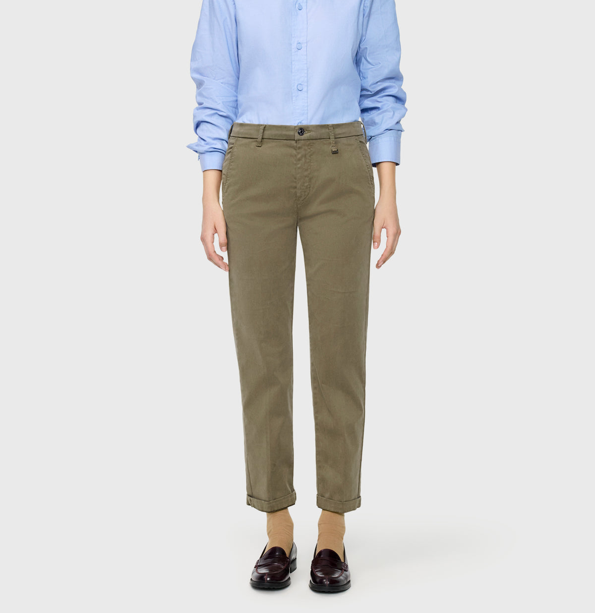 MAC CHINO light khaki PPT 3075-00-0431L 660R - PREMIUM WINTER