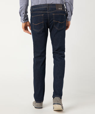 PIERRE CARDIN LYON Tapered Jeans - Midnight Rinse Blue - 30915 7701.02