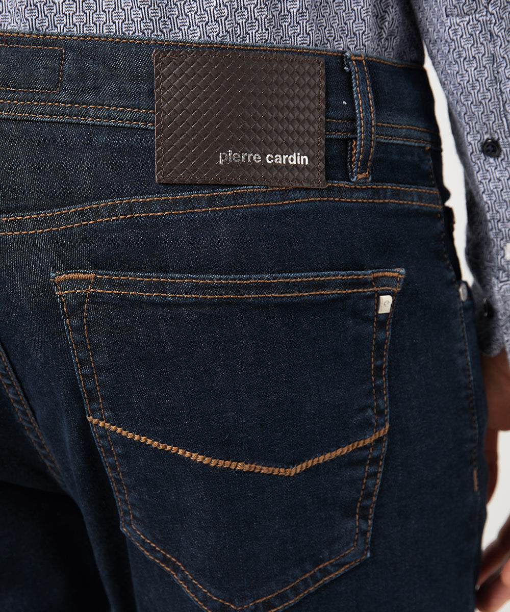 PIERRE CARDIN LYON Tapered Jeans - Midnight Rinse Blue - 30915 7701.02 von Pierre Cardin