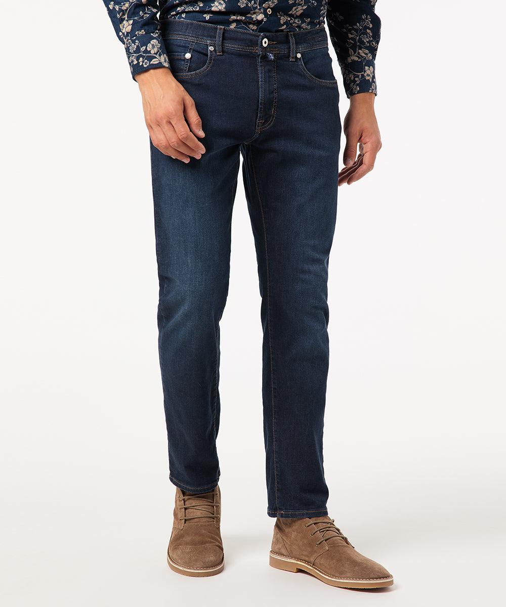 PIERRE CARDIN LYON Herren Jeans - Midnight Rinse Blue - 30915 7701.03