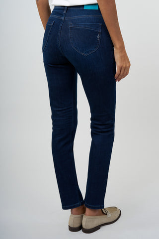 BLUE FIRE Nancy Slim Fit Jeans - Deep Midnight Indigo - 1001.4143