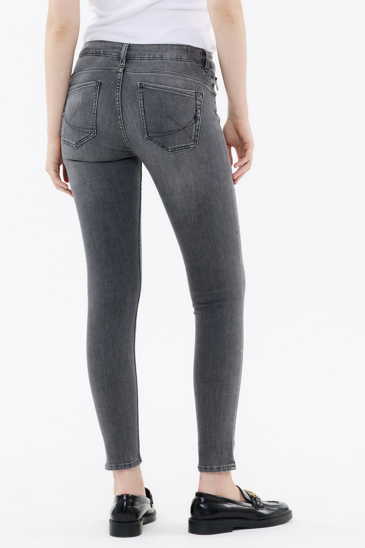 BLUE FIRE Alicia Skinny Jeans - Smoky Silver Grey - 1044.268 von Blue Fire