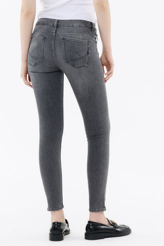 BLUE FIRE Alicia Skinny Jeans - Smoky Silver Grey - 1044.268