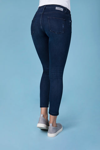 BLUE FIRE Chloe Skinny Jeans - Deep Twilight Indigo - 1046.462