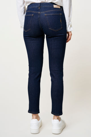 BLUE FIRE Chloe Skinny Jeans - Deep Midnight Indigo - 1046.263