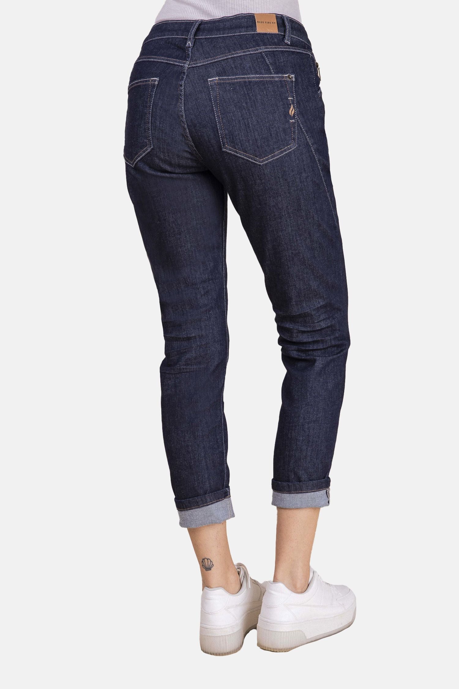 BLUE FIRE Gigi Slim Tapered Jeans - Deep Midnight Rinse - 1112.256 von Blue Fire
