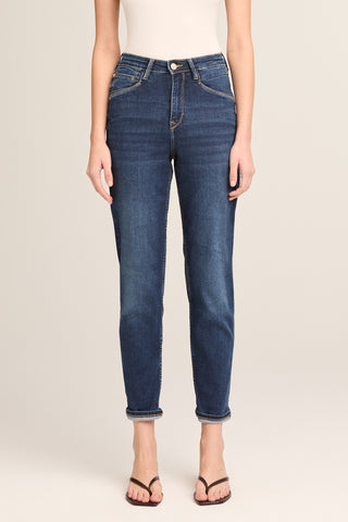 BLUE FIRE Fiona Carrot Jeans - Midnight Atlantic Blue - 1164.266
