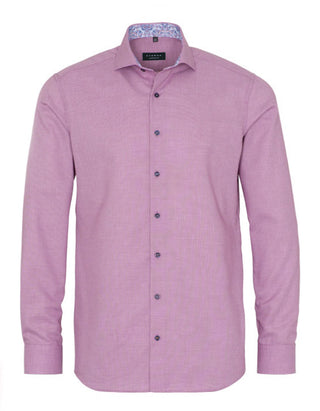 ETERNA COMFORT FIT Langarm Hemd - Lilac Haze White - 3270-95-E14E