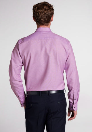 ETERNA COMFORT FIT Langarm Hemd - Lilac Haze White - 3270-95-E14E