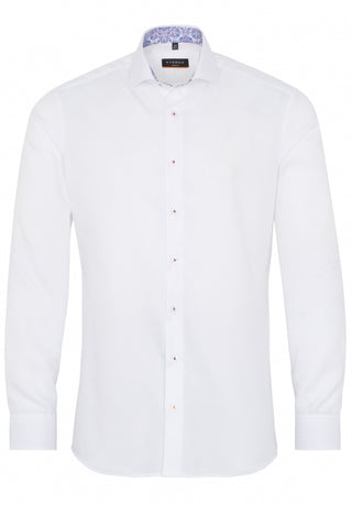 ETERNA SLIM FIT Langarm Hemd - Frosted Porcelain White - 3270-00-F142