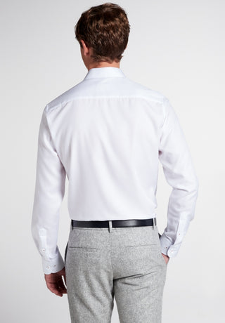 ETERNA SLIM FIT Langarm Hemd - Frosted Porcelain White - 3270-00-F142