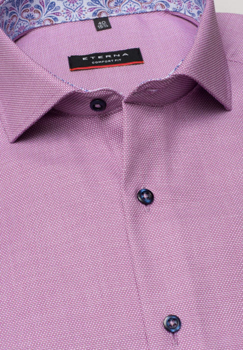 ETERNA MODERN FIT Langarm Hemd - Lavender Mist - 3270-95-X15V von Eterna