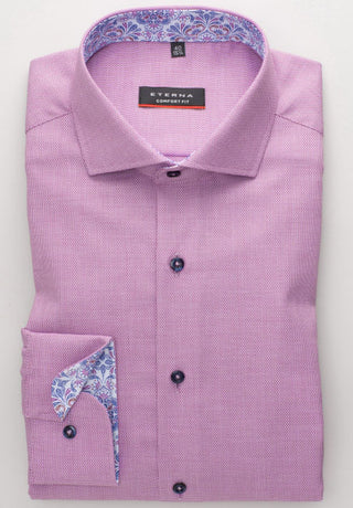 ETERNA MODERN FIT Langarm Hemd - Lavender Mist - 3270-95-X15V