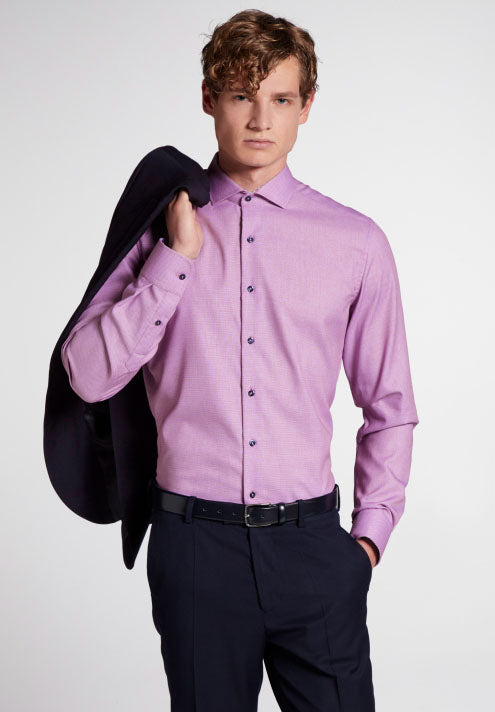ETERNA MODERN FIT Langarm Hemd - Lavender Mist - 3270-95-X15V
