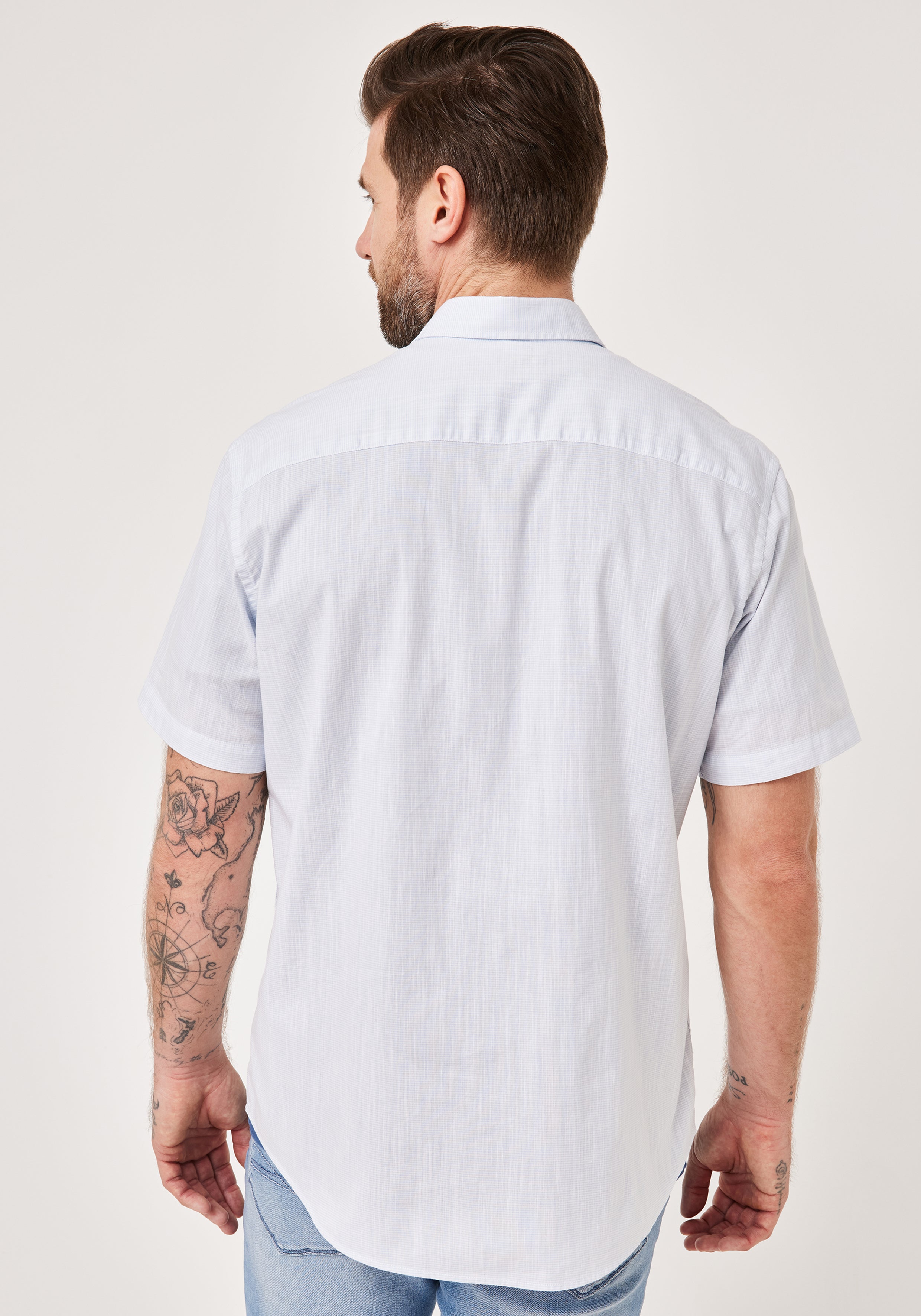 PADDOCKS Kurzarm Hemd Kent - Seafoam Dawn - 33027 7466.0634 von Paddocks