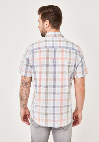 PADDOCKS Kurzarm Hemd Kent - Misty Harbor Plaid - 33027 7466.0637