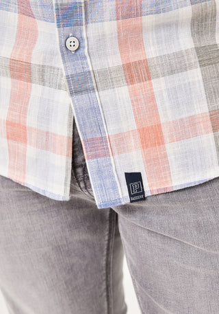 PADDOCKS Kurzarm Hemd Kent - Misty Harbor Plaid - 33027 7466.0637