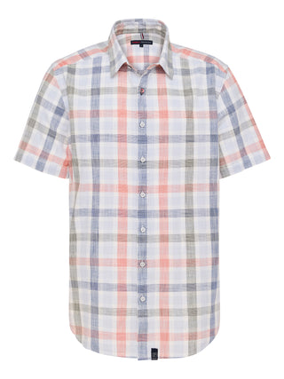 PADDOCKS Kurzarm Hemd Kent - Misty Harbor Plaid - 33027 7466.0637