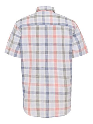 PADDOCKS Kurzarm Hemd Kent - Misty Harbor Plaid - 33027 7466.0637