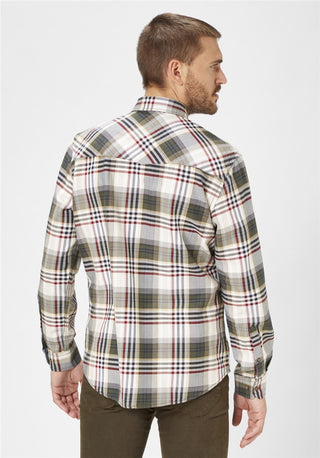 PADDOCKS Ospig Langarm Hemd - Coastal Plaid Cream - 33156 6313.0119