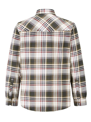 PADDOCKS Ospig Langarm Hemd - Coastal Plaid Cream - 33156 6313.0119