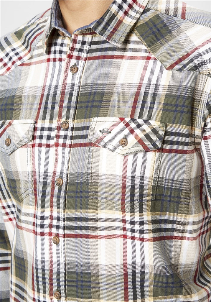 PADDOCKS Ospig Langarm Hemd - Coastal Plaid Cream - 33156 6313.0119 von Paddocks