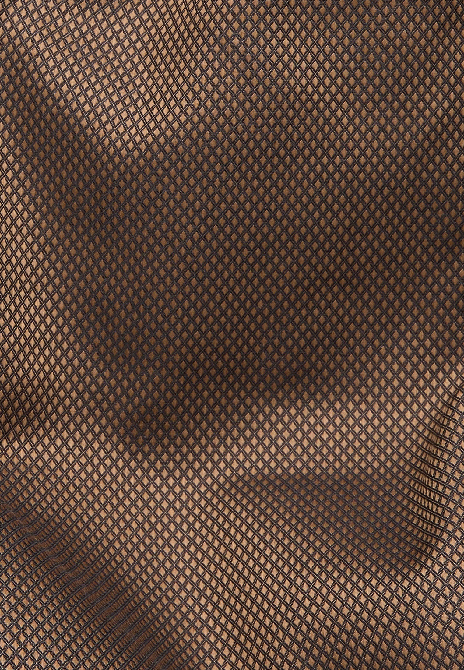 ETERNA COMFORT FIT Langarm Hemd - Bronzedeck Check Brown - 3324-27-E19K