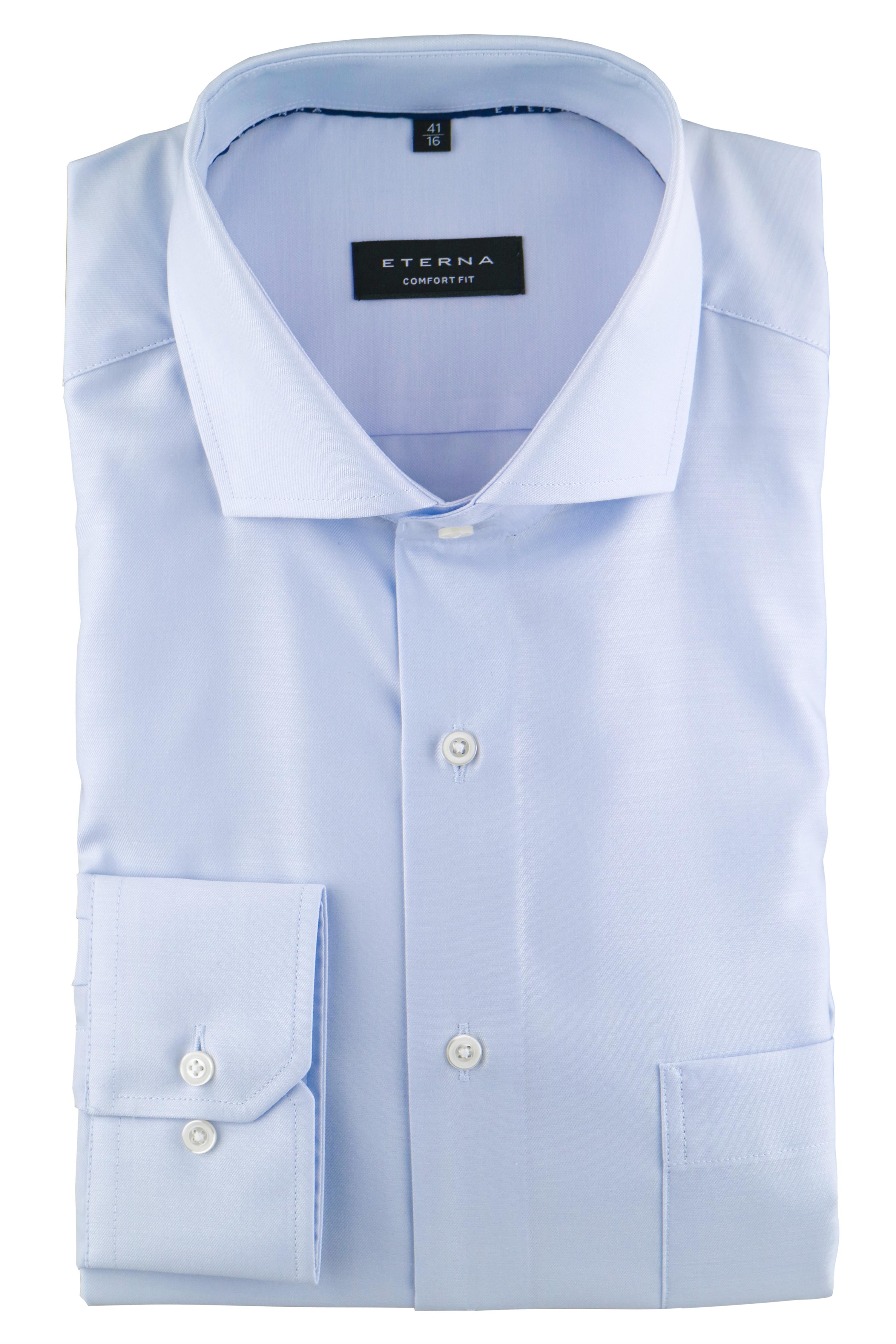 ETERNA COMFORT FIT Langarm Hemd - Sky Mist Blue - 3340-10-E18V