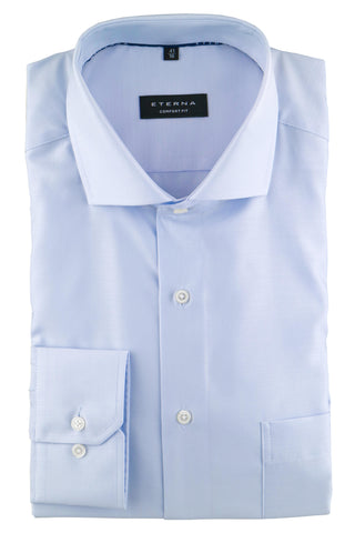 ETERNA COMFORT FIT Langarm Hemd - Sky Mist Blue - 3340-10-E18V