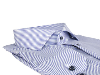 ETERNA MODERN FIT Langarm Hemd - Coastal Pinstripe - 3341-16-X17V