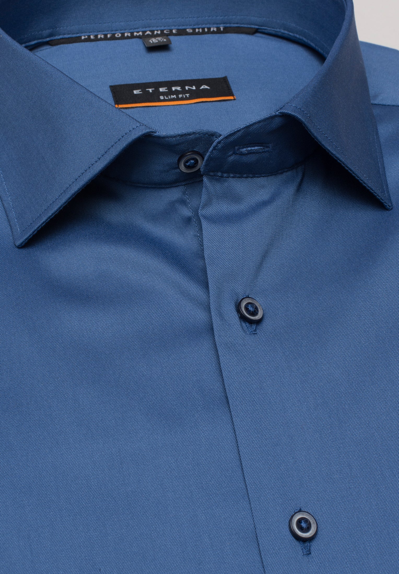 ETERNA Slim Fit Performance Shirt - Ocean Steel Blue - 3377-07-F170