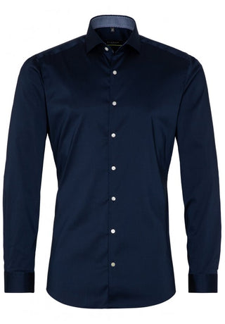 ETERNA SUPER SLIM FIT Performance Shirt Langarm Hemd - Midnight Navy Glow - 3377-19-Z142