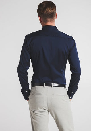 ETERNA SUPER SLIM FIT Performance Shirt Langarm Hemd - Midnight Navy Glow - 3377-19-Z142