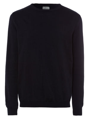 CROSS JEANS Strickpullover Rundhals - Midnight Ink - 34156-020