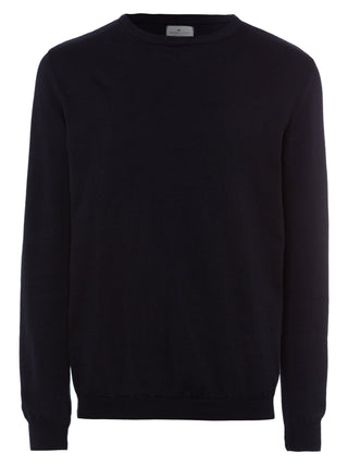 CROSS JEANS Strickpullover Rundhals - Midnight Ink - 34156-020