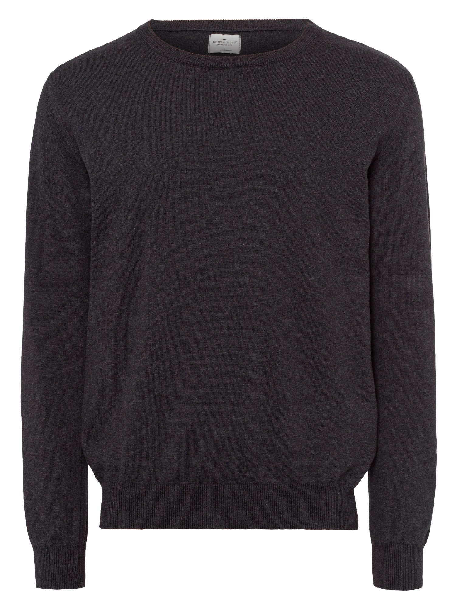 CROSS JEANS Strickpullover - Charcoal Mist - 34156-021