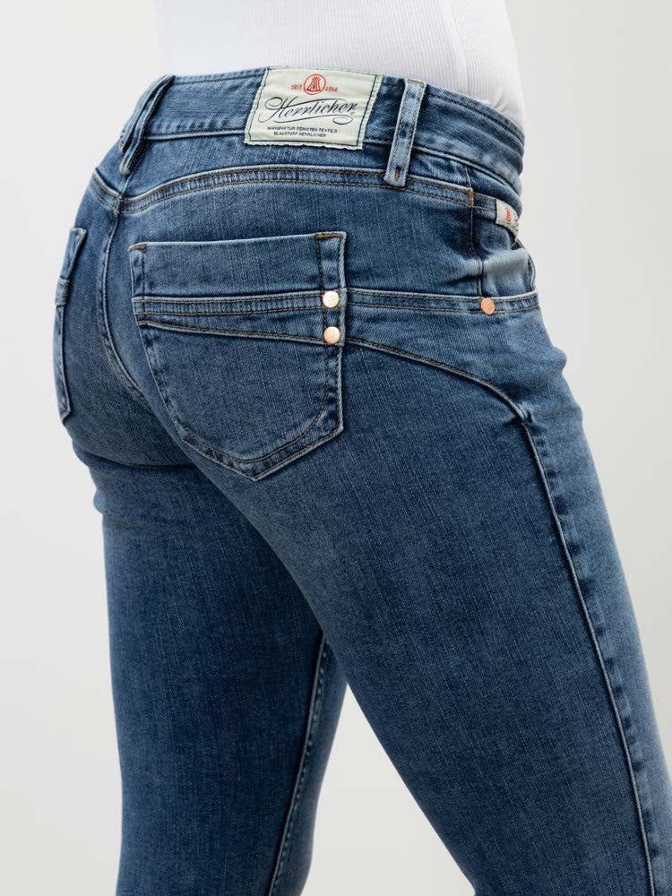 HERRLICHER TOUCH SLIM DENIM LIGHT - Deep Denim Blue - 5705-D1770-055 von Herrlicher