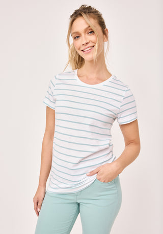 PADDOCKS Ospig T-Shirt - Seablue Stripes - 36022 7501.1806